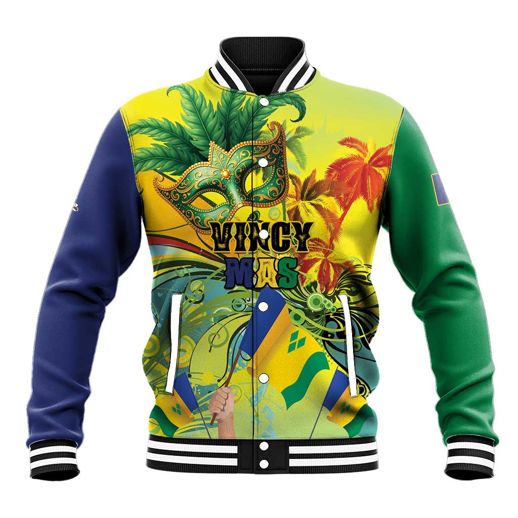 Personalized Vincy Mas Baseball Jacket The Caribbean Hottest Carnival - Wonder Print Shop