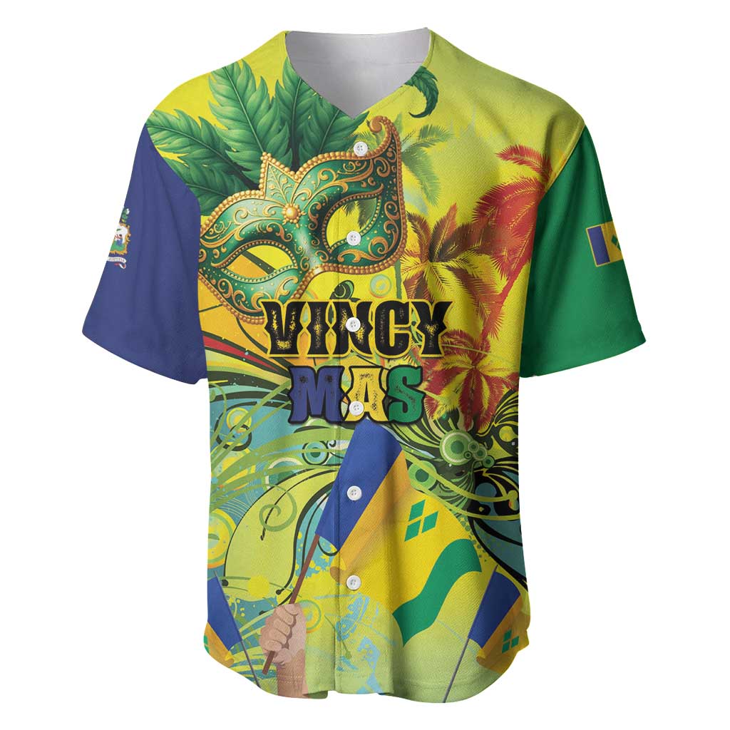 Personalized Vincy Mas Baseball Jersey The Caribbean Hottest Carnival - Wonder Print Shop
