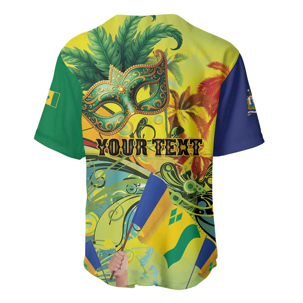 Personalized Vincy Mas Baseball Jersey The Caribbean Hottest Carnival - Wonder Print Shop