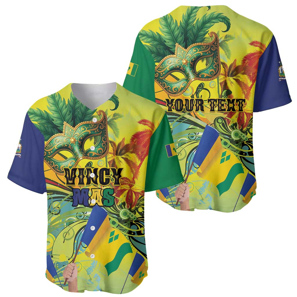 Personalized Vincy Mas Baseball Jersey The Caribbean Hottest Carnival - Wonder Print Shop