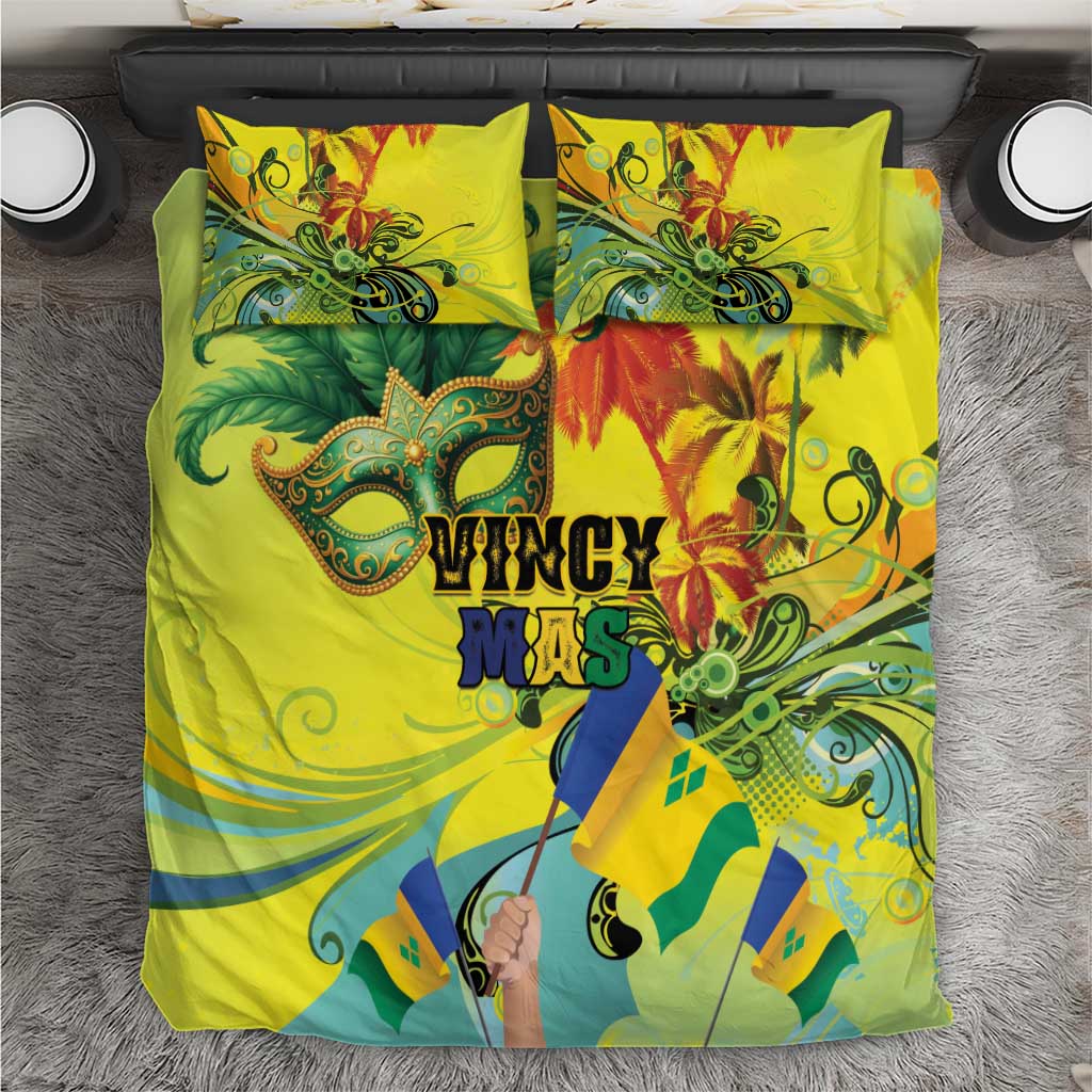 Vincy Mas Bedding Set The Caribbean Hottest Carnival - Wonder Print Shop