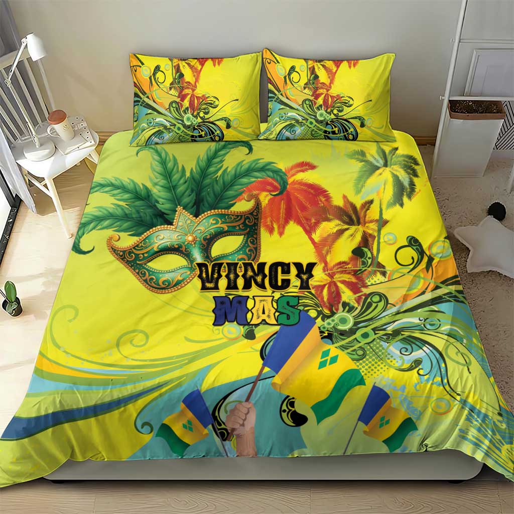 Vincy Mas Bedding Set The Caribbean Hottest Carnival - Wonder Print Shop