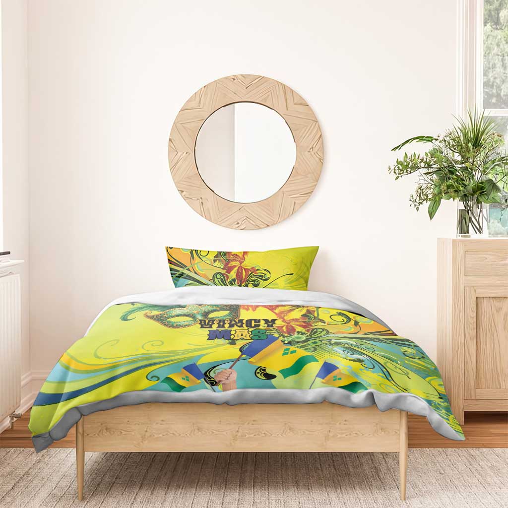 Vincy Mas Bedding Set The Caribbean Hottest Carnival - Wonder Print Shop
