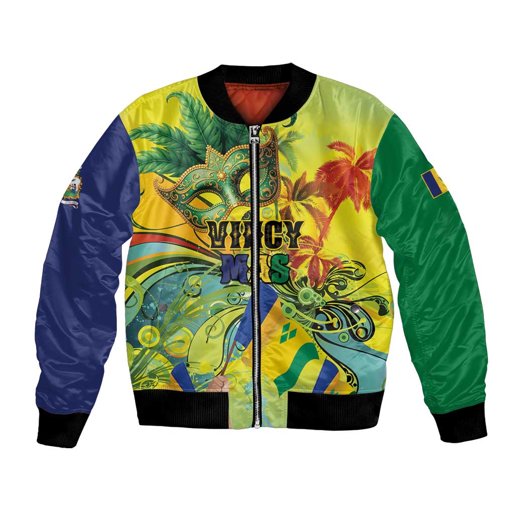 Personalized Vincy Mas Bomber Jacket The Caribbean Hottest Carnival - Wonder Print Shop