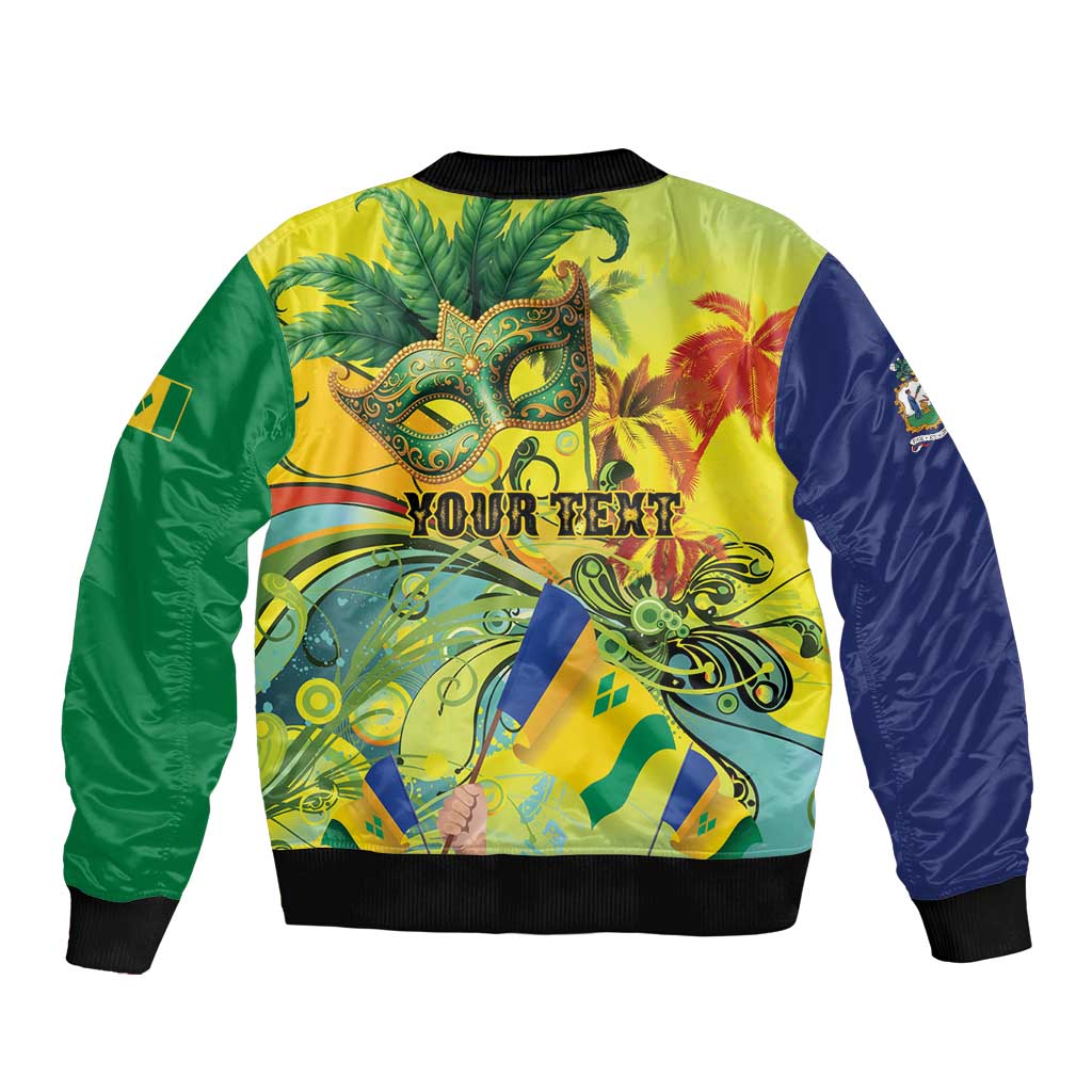 Personalized Vincy Mas Bomber Jacket The Caribbean Hottest Carnival - Wonder Print Shop