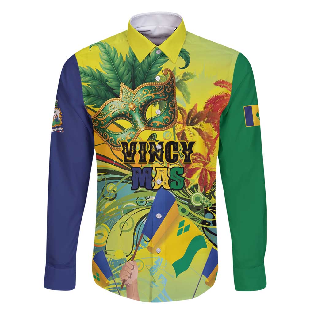 Personalized Vincy Mas Family Matching Long Sleeve Bodycon Dress and Hawaiian Shirt The Caribbean Hottest Carnival - Wonder Print Shop