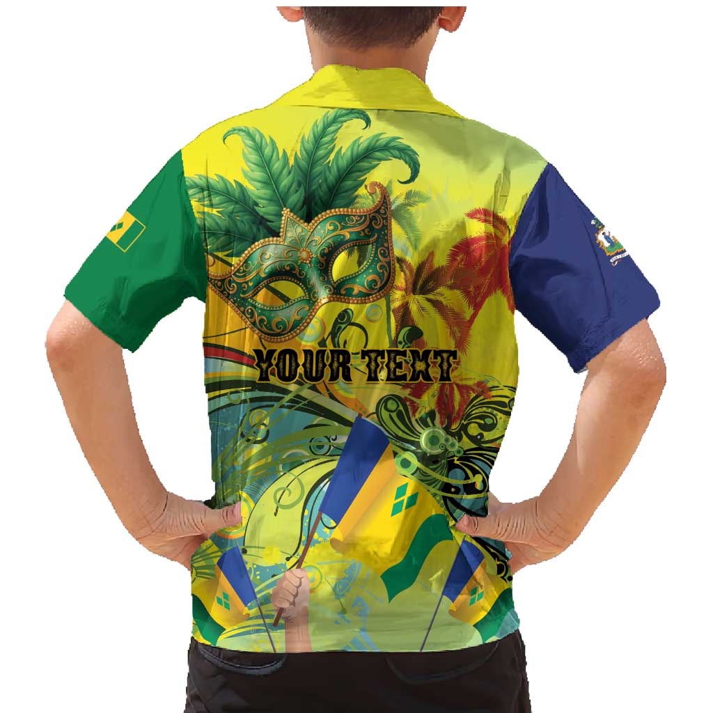 Personalized Vincy Mas Family Matching Mermaid Dress and Hawaiian Shirt The Caribbean Hottest Carnival - Wonder Print Shop
