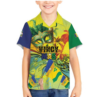 Personalized Vincy Mas Family Matching Mermaid Dress and Hawaiian Shirt The Caribbean Hottest Carnival - Wonder Print Shop