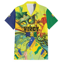 Personalized Vincy Mas Family Matching Off The Shoulder Long Sleeve Dress and Hawaiian Shirt The Caribbean Hottest Carnival - Wonder Print Shop
