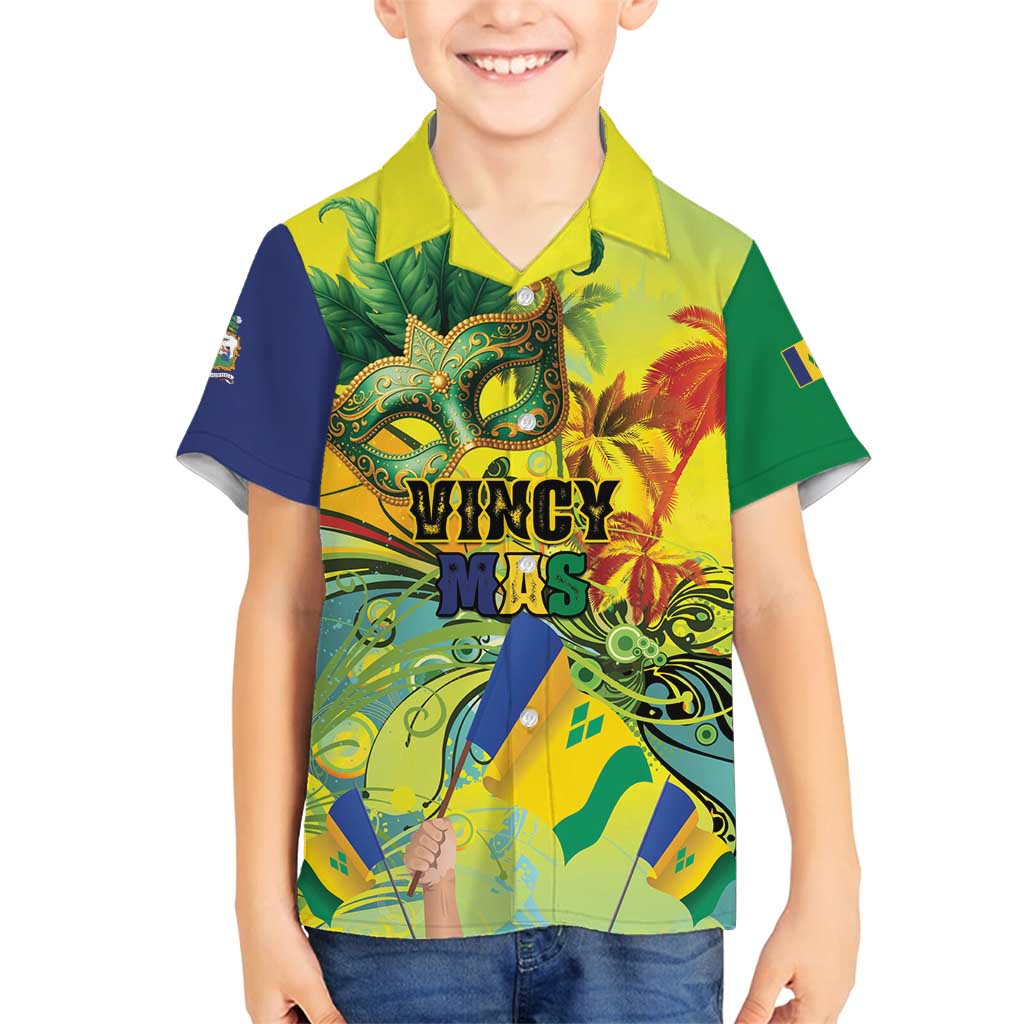 Personalized Vincy Mas Family Matching Off Shoulder Maxi Dress and Hawaiian Shirt The Caribbean Hottest Carnival - Wonder Print Shop