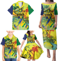 Personalized Vincy Mas Family Matching Puletasi and Hawaiian Shirt The Caribbean Hottest Carnival - Wonder Print Shop