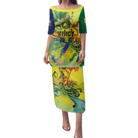 Personalized Vincy Mas Family Matching Puletasi and Hawaiian Shirt The Caribbean Hottest Carnival - Wonder Print Shop