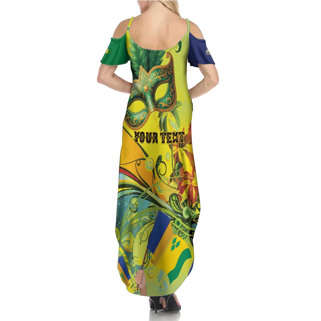 Personalized Vincy Mas Family Matching Summer Maxi Dress and Hawaiian Shirt The Caribbean Hottest Carnival - Wonder Print Shop