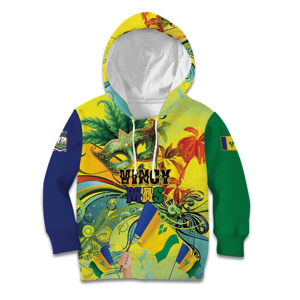 Personalized Vincy Mas Kid Hoodie The Caribbean Hottest Carnival - Wonder Print Shop