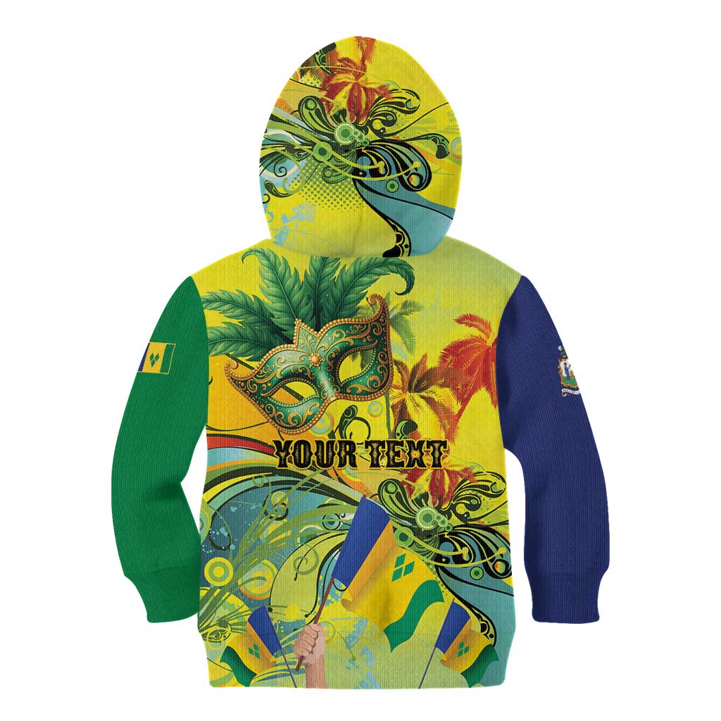 Personalized Vincy Mas Kid Hoodie The Caribbean Hottest Carnival - Wonder Print Shop