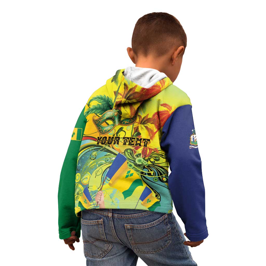 Personalized Vincy Mas Kid Hoodie The Caribbean Hottest Carnival - Wonder Print Shop