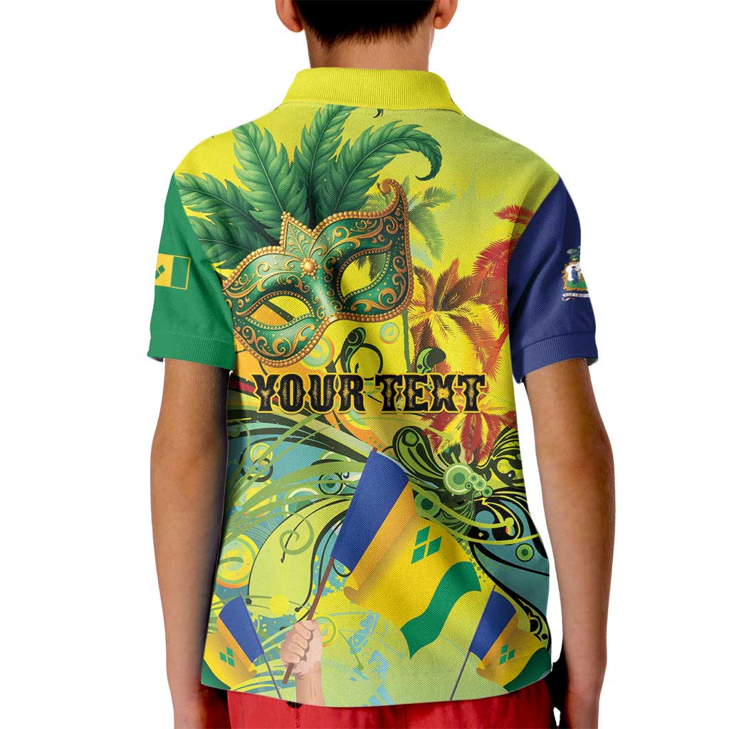 Personalized Vincy Mas Kid Polo Shirt The Caribbean Hottest Carnival - Wonder Print Shop
