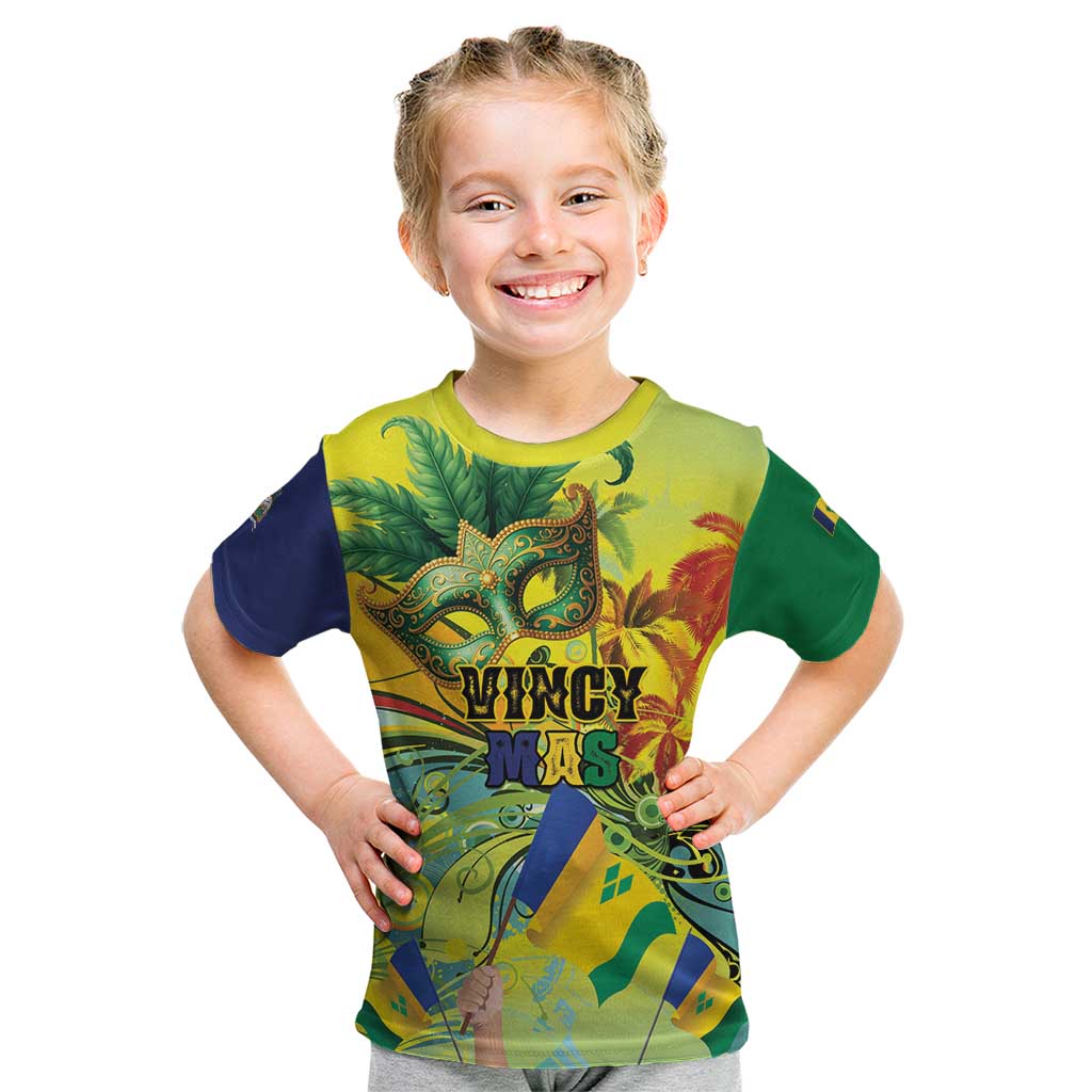 Personalized Vincy Mas Kid T Shirt The Caribbean Hottest Carnival - Wonder Print Shop
