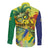 Personalized Vincy Mas Long Sleeve Button Shirt The Caribbean Hottest Carnival - Wonder Print Shop