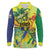Personalized Vincy Mas Long Sleeve Polo Shirt The Caribbean Hottest Carnival - Wonder Print Shop