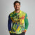Personalized Vincy Mas Long Sleeve Polo Shirt The Caribbean Hottest Carnival - Wonder Print Shop