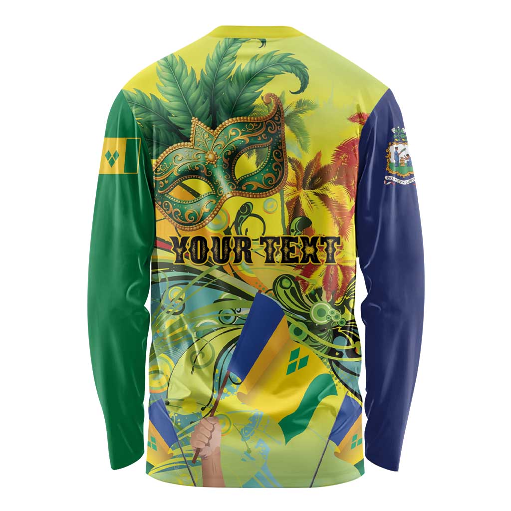Personalized Vincy Mas Long Sleeve Shirt The Caribbean Hottest Carnival - Wonder Print Shop