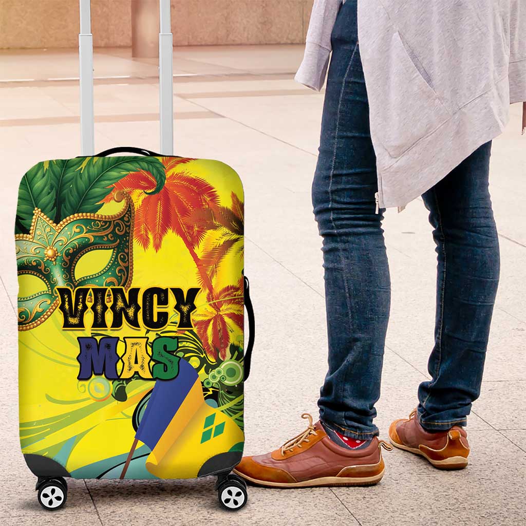 Vincy Mas Luggage Cover The Caribbean Hottest Carnival - Wonder Print Shop