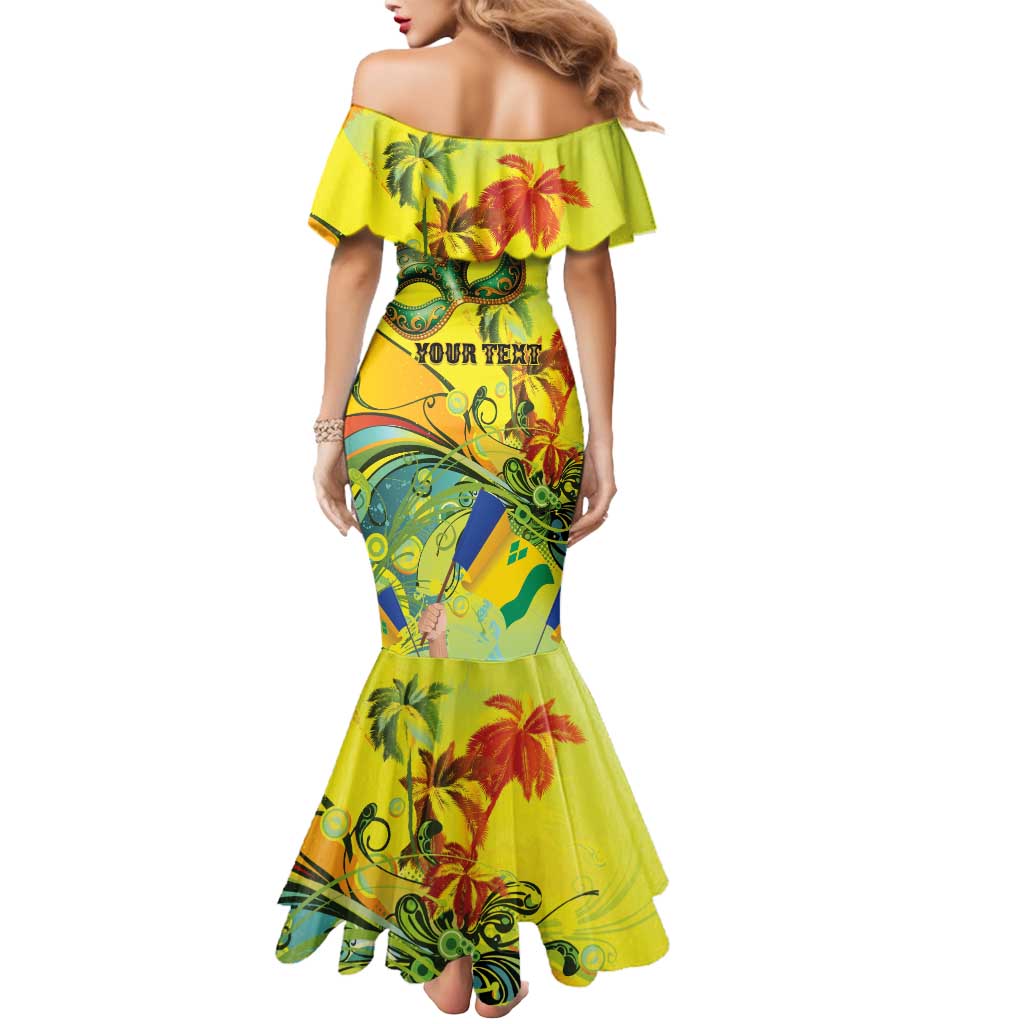 Personalized Vincy Mas Mermaid Dress The Caribbean Hottest Carnival - Wonder Print Shop