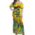 Personalized Vincy Mas Off Shoulder Maxi Dress The Caribbean Hottest Carnival - Wonder Print Shop