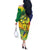 Personalized Vincy Mas Off The Shoulder Long Sleeve Dress The Caribbean Hottest Carnival - Wonder Print Shop