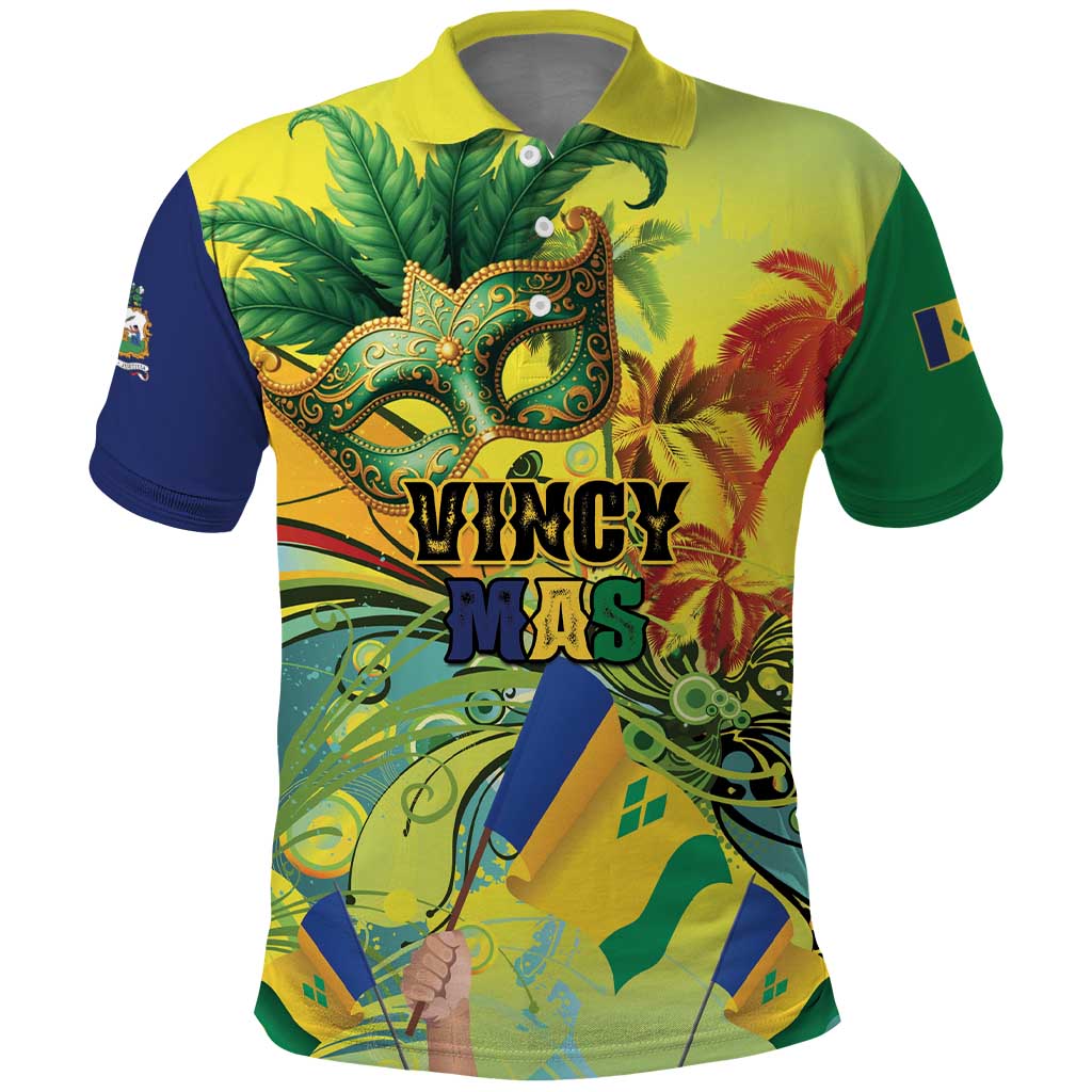 Personalized Vincy Mas Polo Shirt The Caribbean Hottest Carnival - Wonder Print Shop