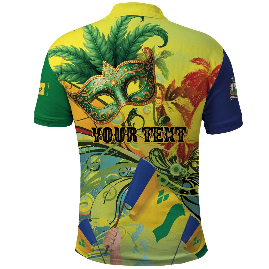 Personalized Vincy Mas Polo Shirt The Caribbean Hottest Carnival - Wonder Print Shop
