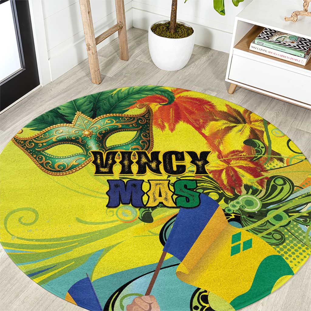 Vincy Mas Round Carpet The Caribbean Hottest Carnival - Wonder Print Shop