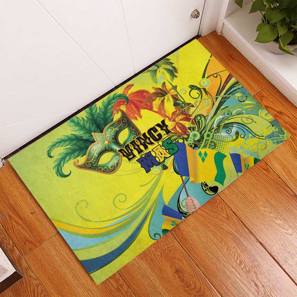 Vincy Mas Rubber Doormat The Caribbean Hottest Carnival - Wonder Print Shop