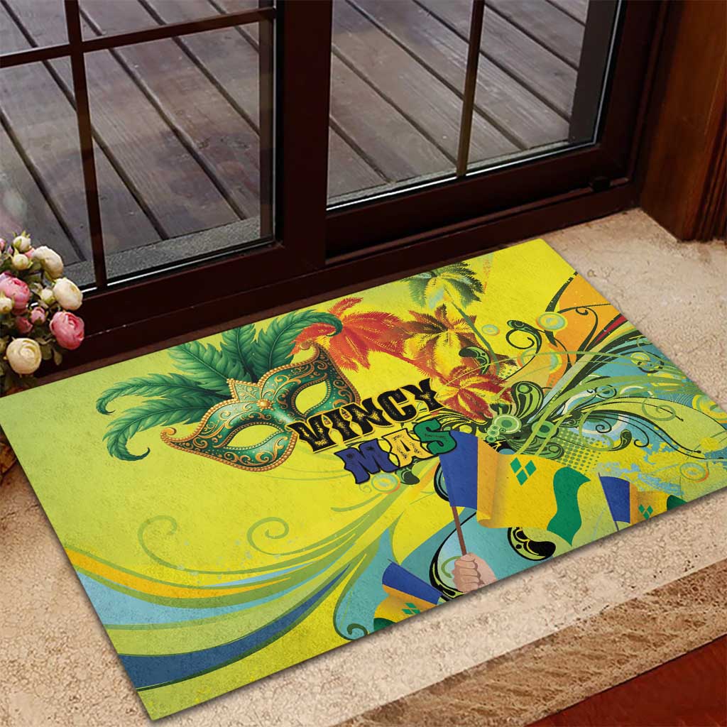 Vincy Mas Rubber Doormat The Caribbean Hottest Carnival - Wonder Print Shop
