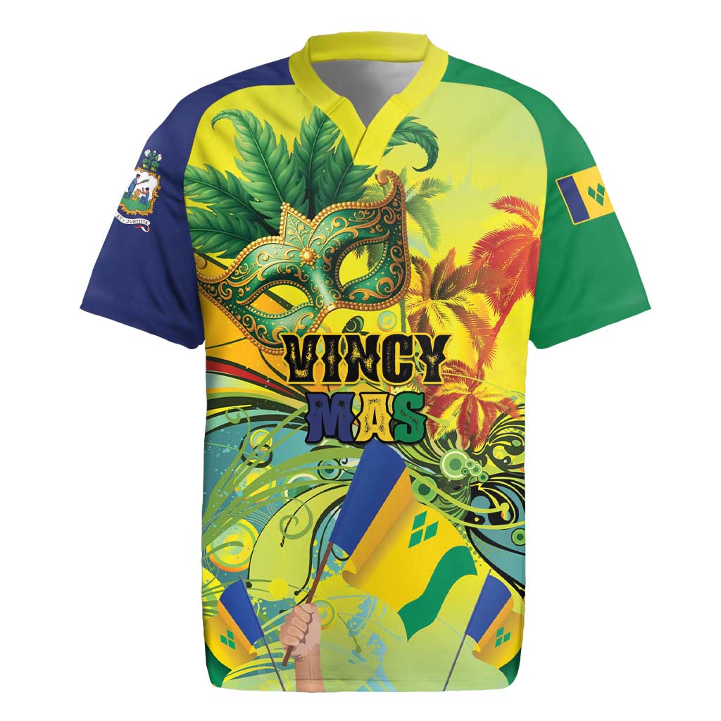 Personalized Vincy Mas Rugby Jersey The Caribbean Hottest Carnival - Wonder Print Shop