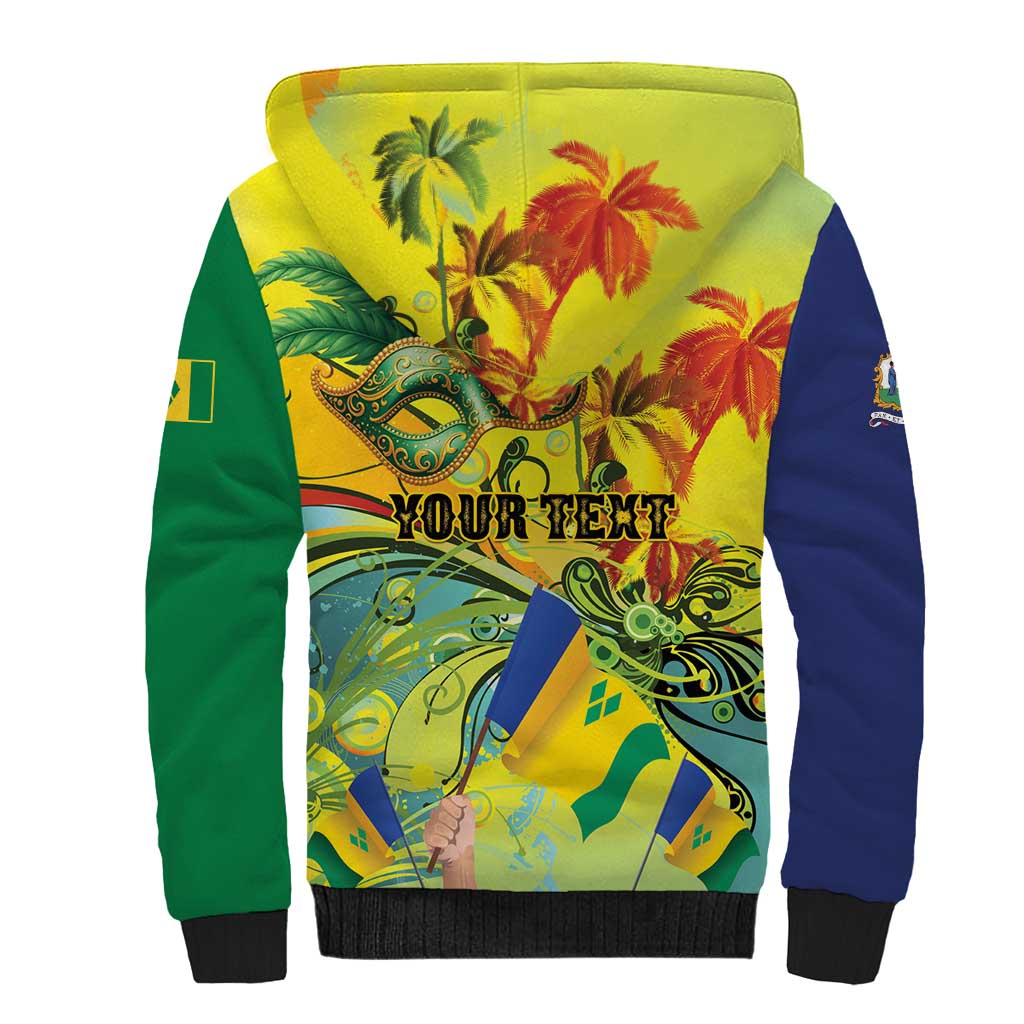 Personalized Vincy Mas Sherpa Hoodie The Caribbean Hottest Carnival - Wonder Print Shop