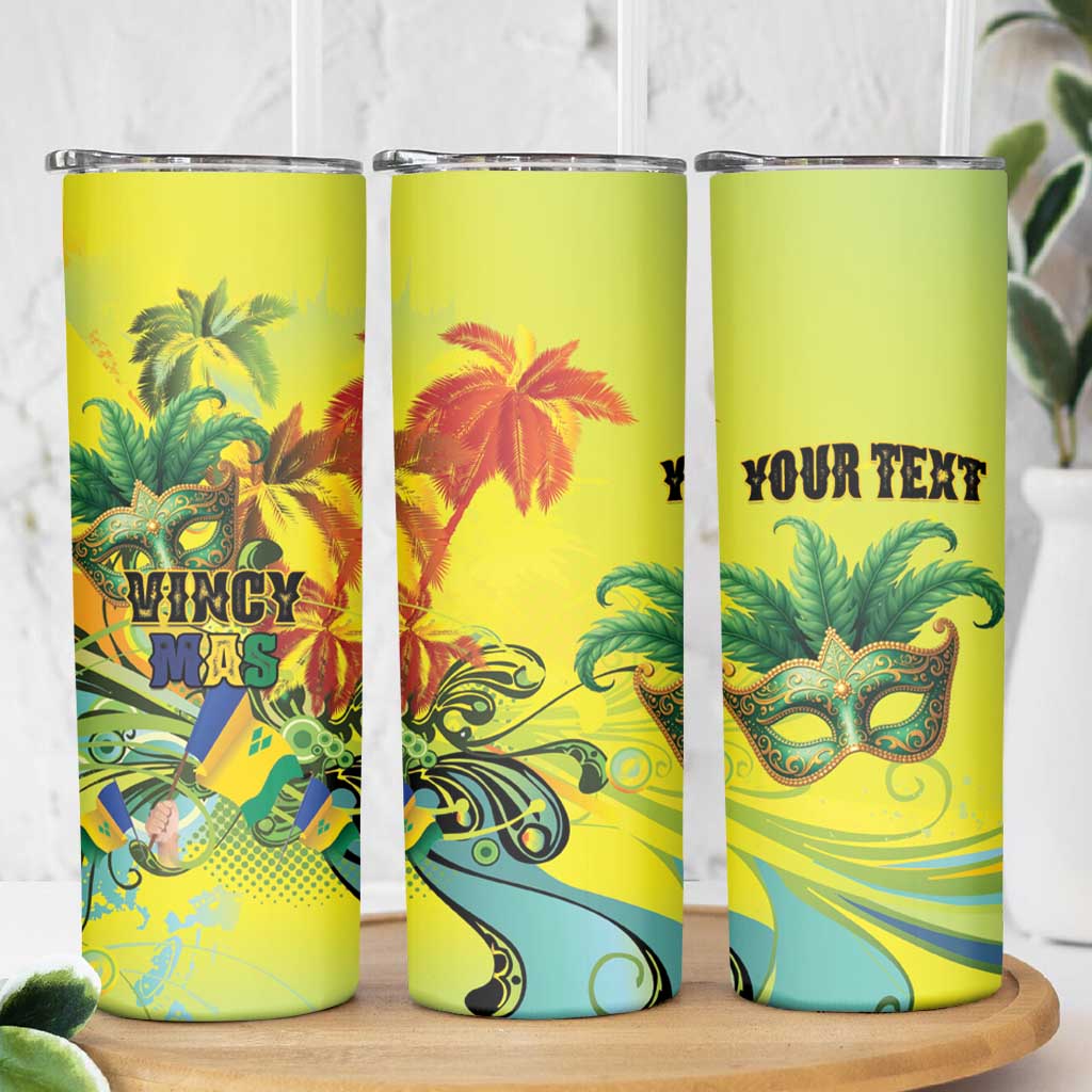 Personalized Vincy Mas Skinny Tumbler The Caribbean Hottest Carnival - Wonder Print Shop