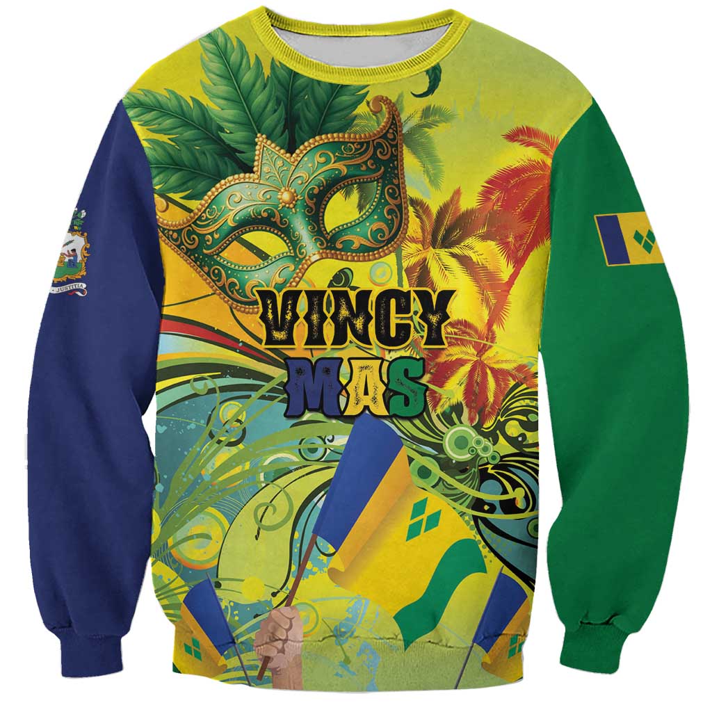 Personalized Vincy Mas Sweatshirt The Caribbean Hottest Carnival - Wonder Print Shop