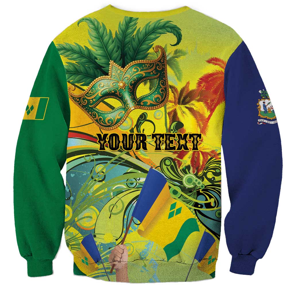 Personalized Vincy Mas Sweatshirt The Caribbean Hottest Carnival - Wonder Print Shop