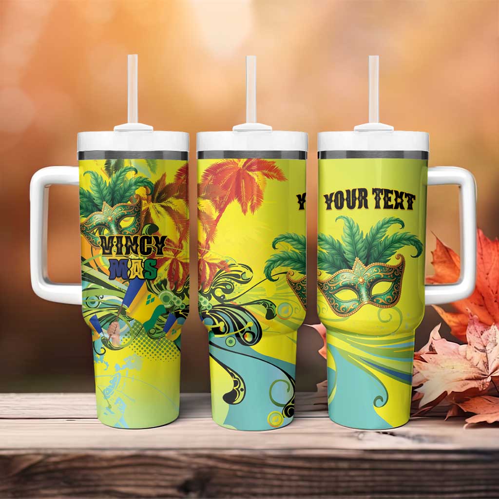 Personalized Vincy Mas Tumbler With Handle The Caribbean Hottest Carnival - Wonder Print Shop