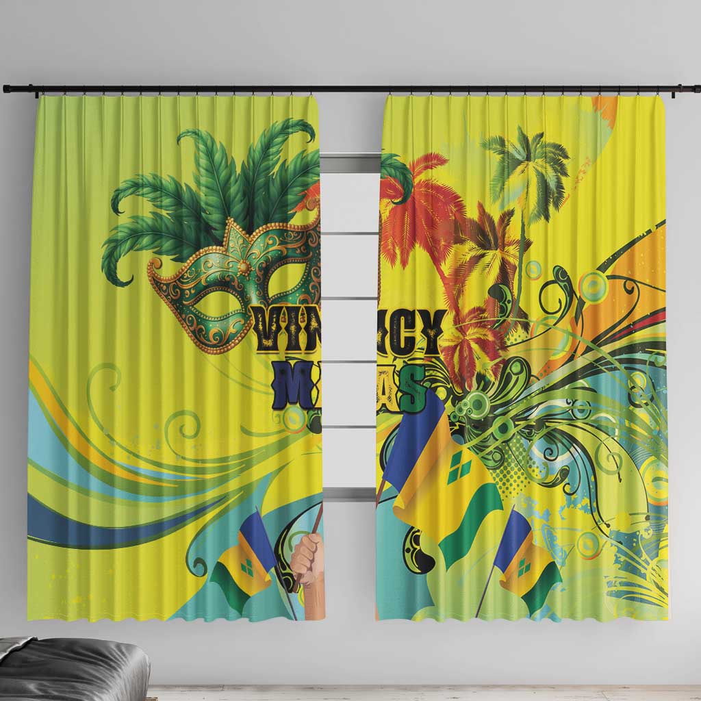 Vincy Mas Window Curtain The Caribbean Hottest Carnival - Wonder Print Shop