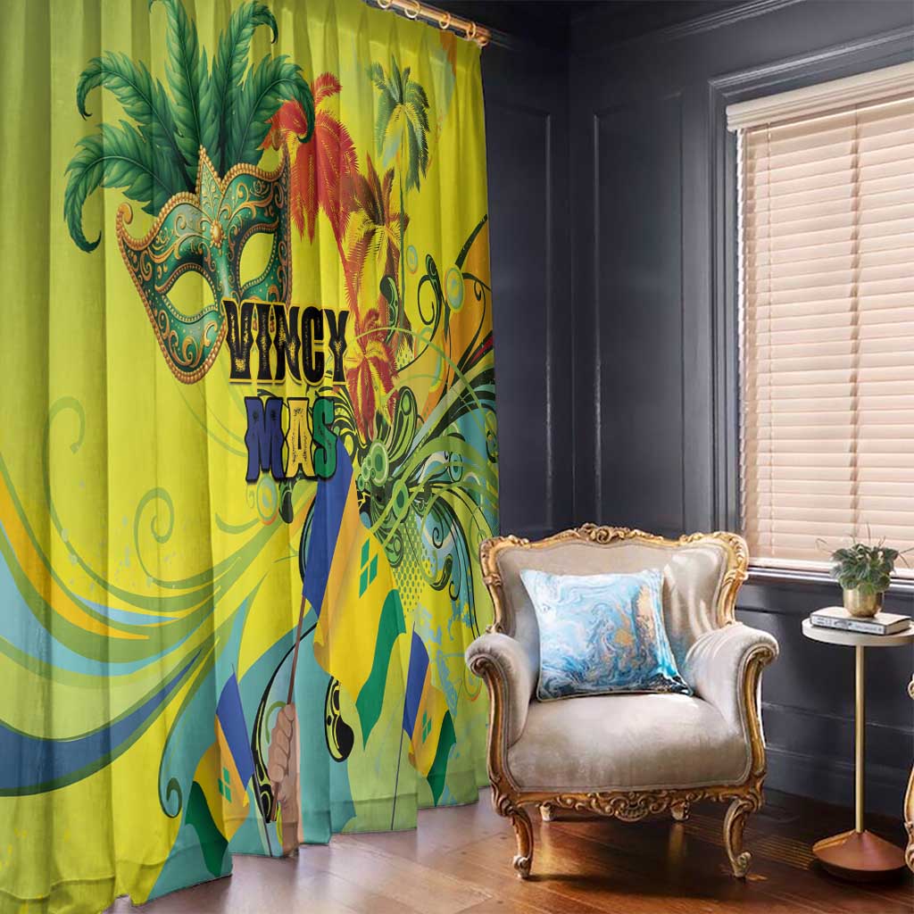 Vincy Mas Window Curtain The Caribbean Hottest Carnival - Wonder Print Shop