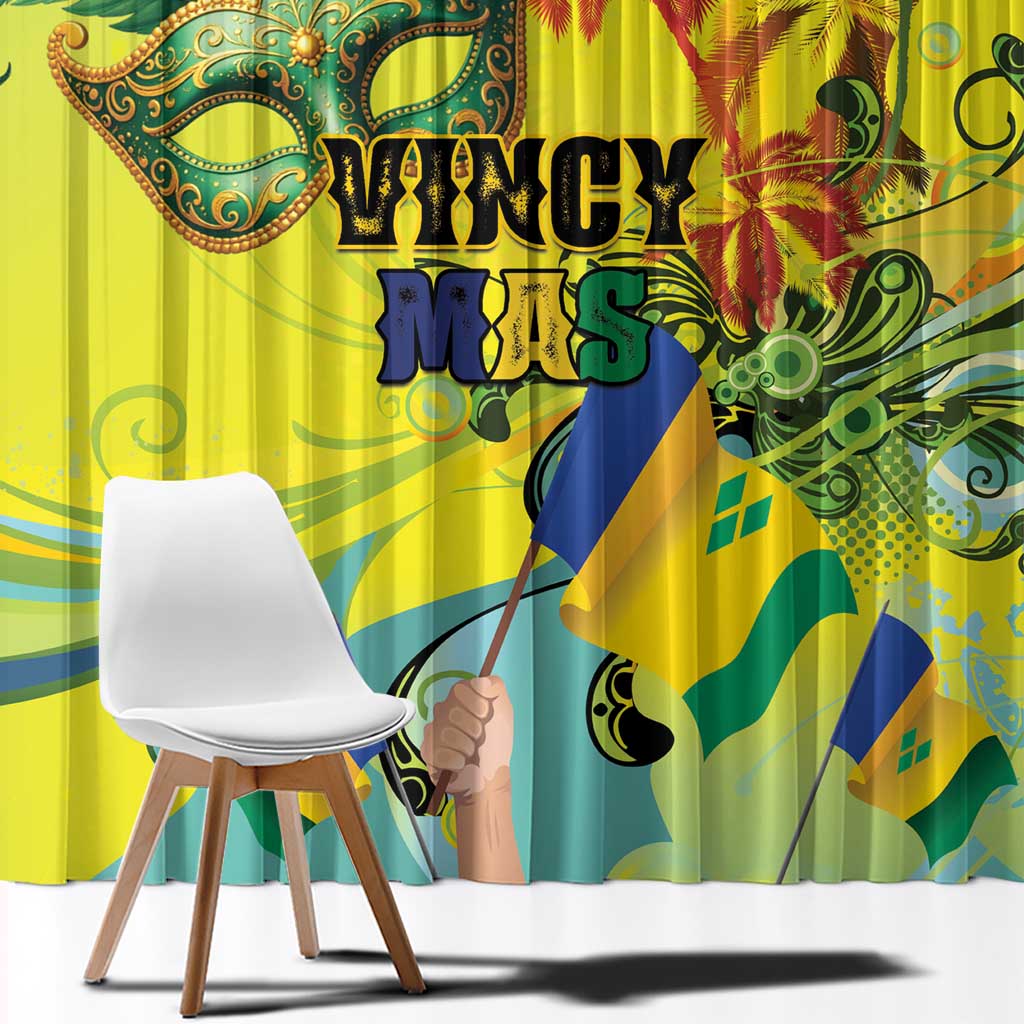 Vincy Mas Window Curtain The Caribbean Hottest Carnival - Wonder Print Shop