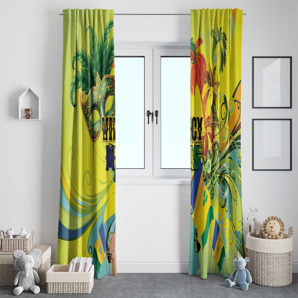 Vincy Mas Window Curtain The Caribbean Hottest Carnival - Wonder Print Shop