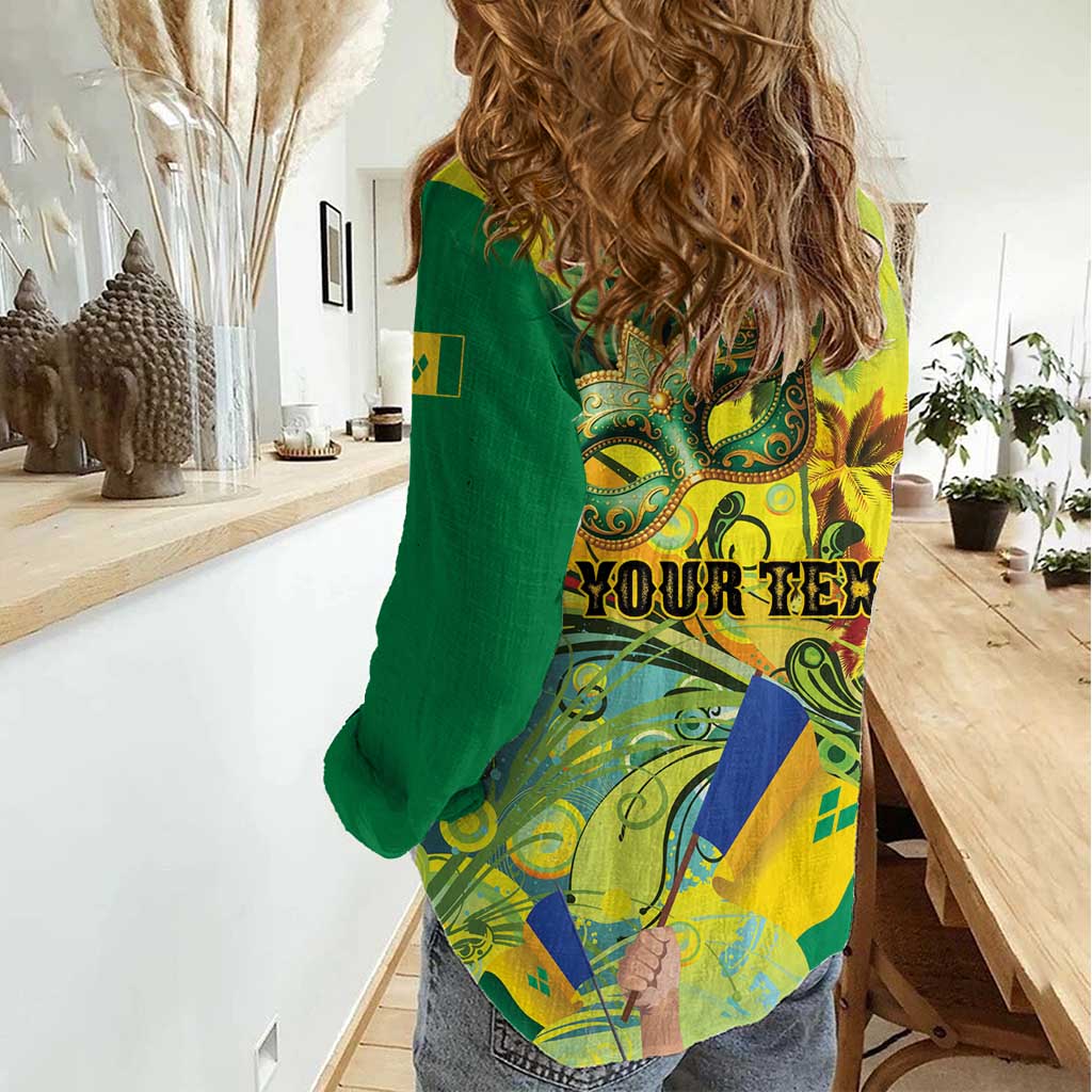 Personalized Vincy Mas Women Casual Shirt The Caribbean Hottest Carnival - Wonder Print Shop