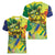 Personalized Vincy Mas Women V-Neck T-Shirt The Caribbean Hottest Carnival - Wonder Print Shop