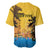 Personalized Xmas in July 2025 Baseball Jersey Caribbean Summer Christmas - Wonder Print Shop