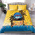 Xmas in July 2025 Bedding Set Caribbean Summer Christmas - Wonder Print Shop