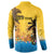 Personalized Xmas in July 2025 Button Sweatshirt Caribbean Summer Christmas - Wonder Print Shop